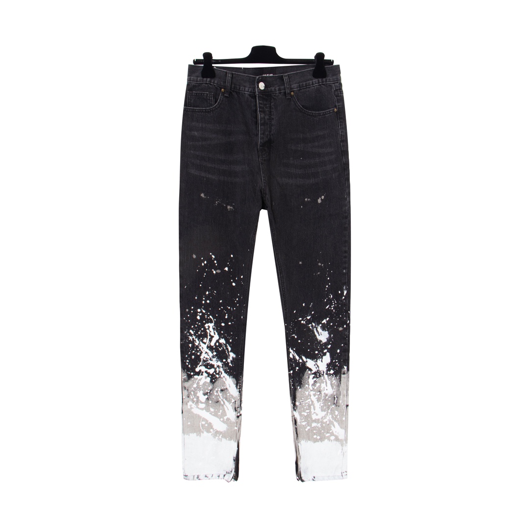 Fear Of God Denim Zip Detail Painters Selvedge Jeans - DesignerGu