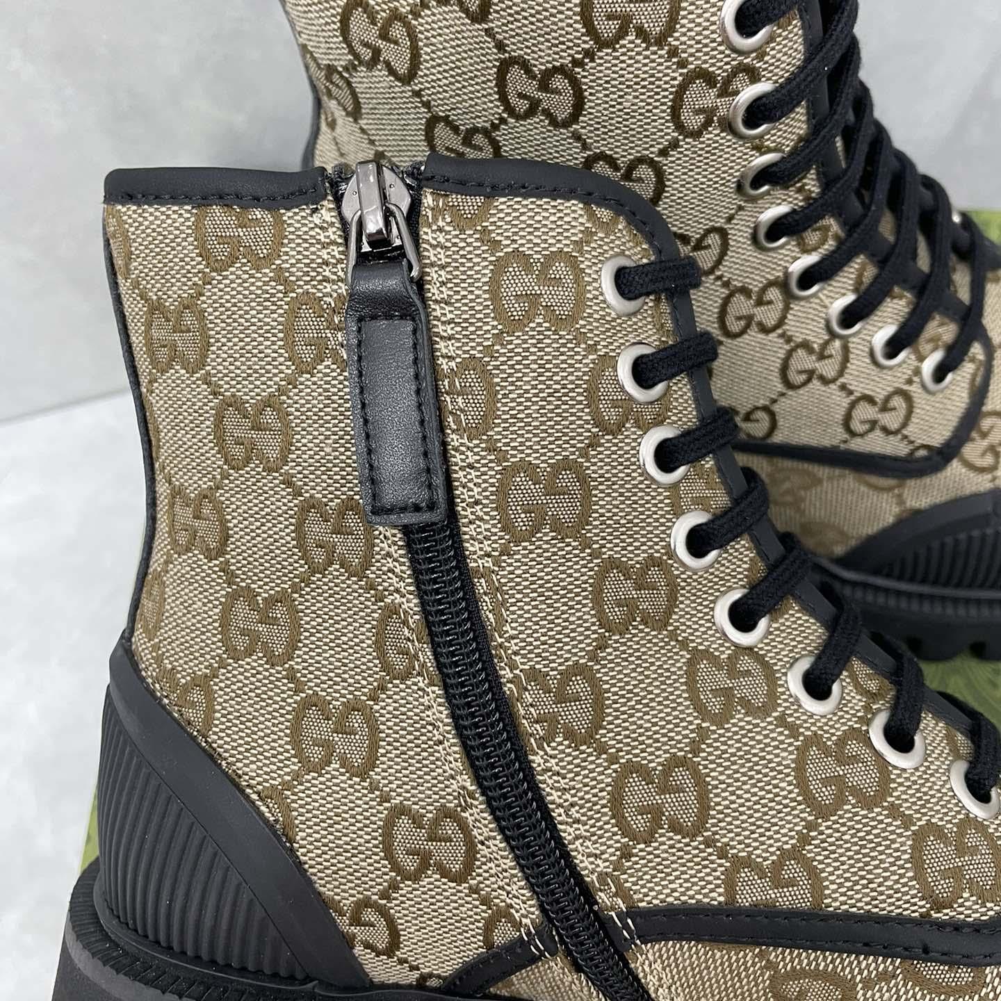 Gucci GG Canvas Boots  - DesignerGu