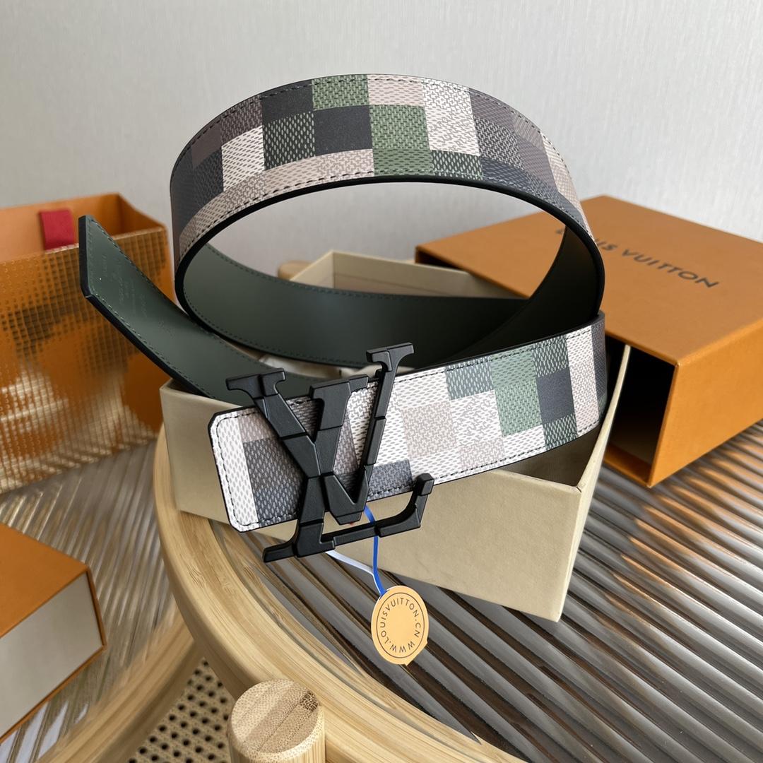 Louis Vuitton LV Mega Pixel 40mm Reversible Belt - DesignerGu