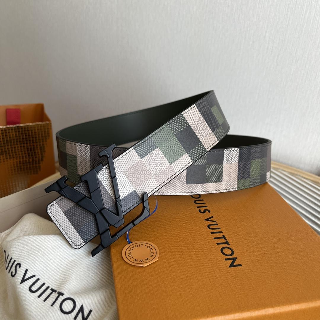 Louis Vuitton LV Mega Pixel 40mm Reversible Belt - DesignerGu