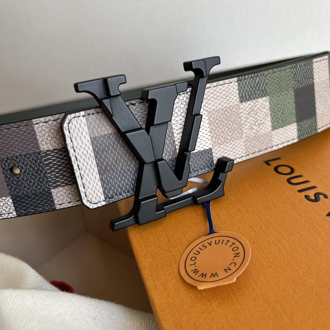 Louis Vuitton LV Mega Pixel 40mm Reversible Belt - DesignerGu