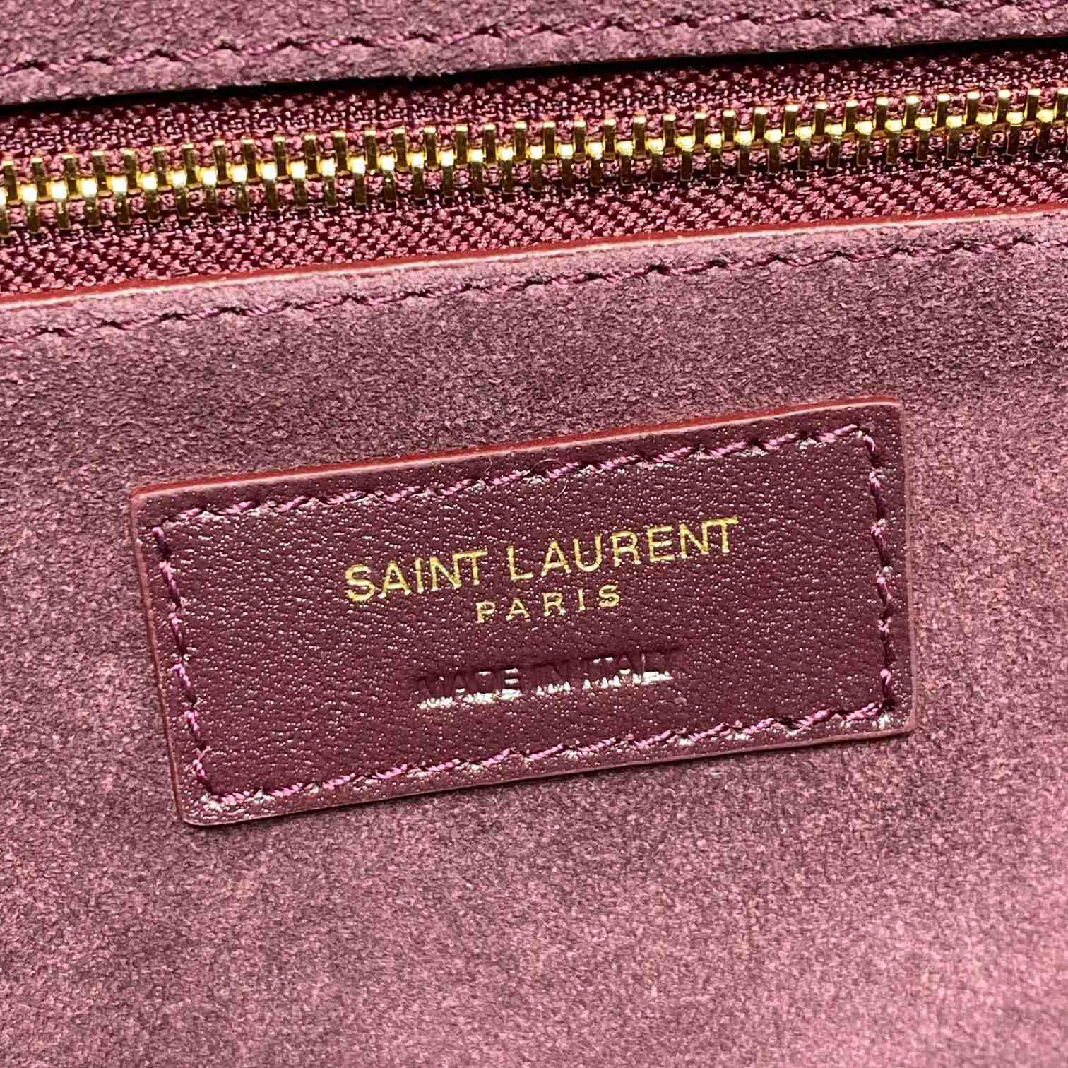 Saint Laurent Le 5 À 7 In Patent Leather - DesignerGu