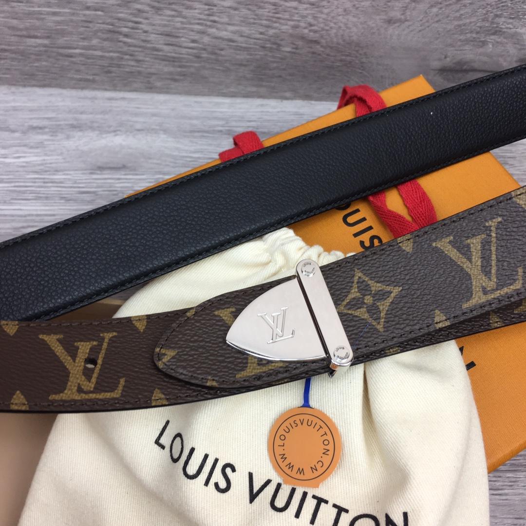 Louis Vuitton LV Trunk 35mm Reversible Belt - DesignerGu