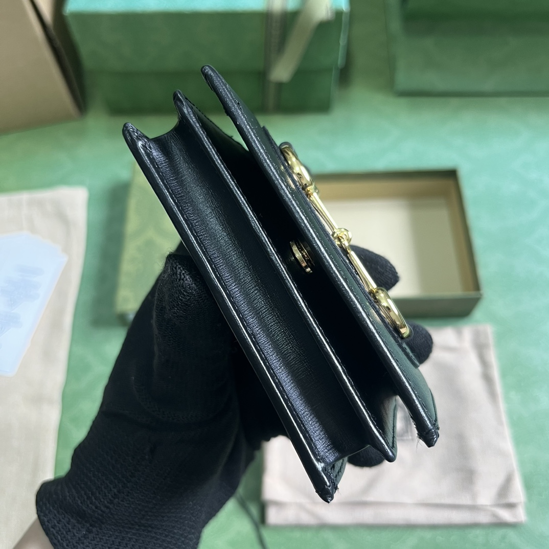 Gucci Horsebit 1955 Card Case Wallet - DesignerGu