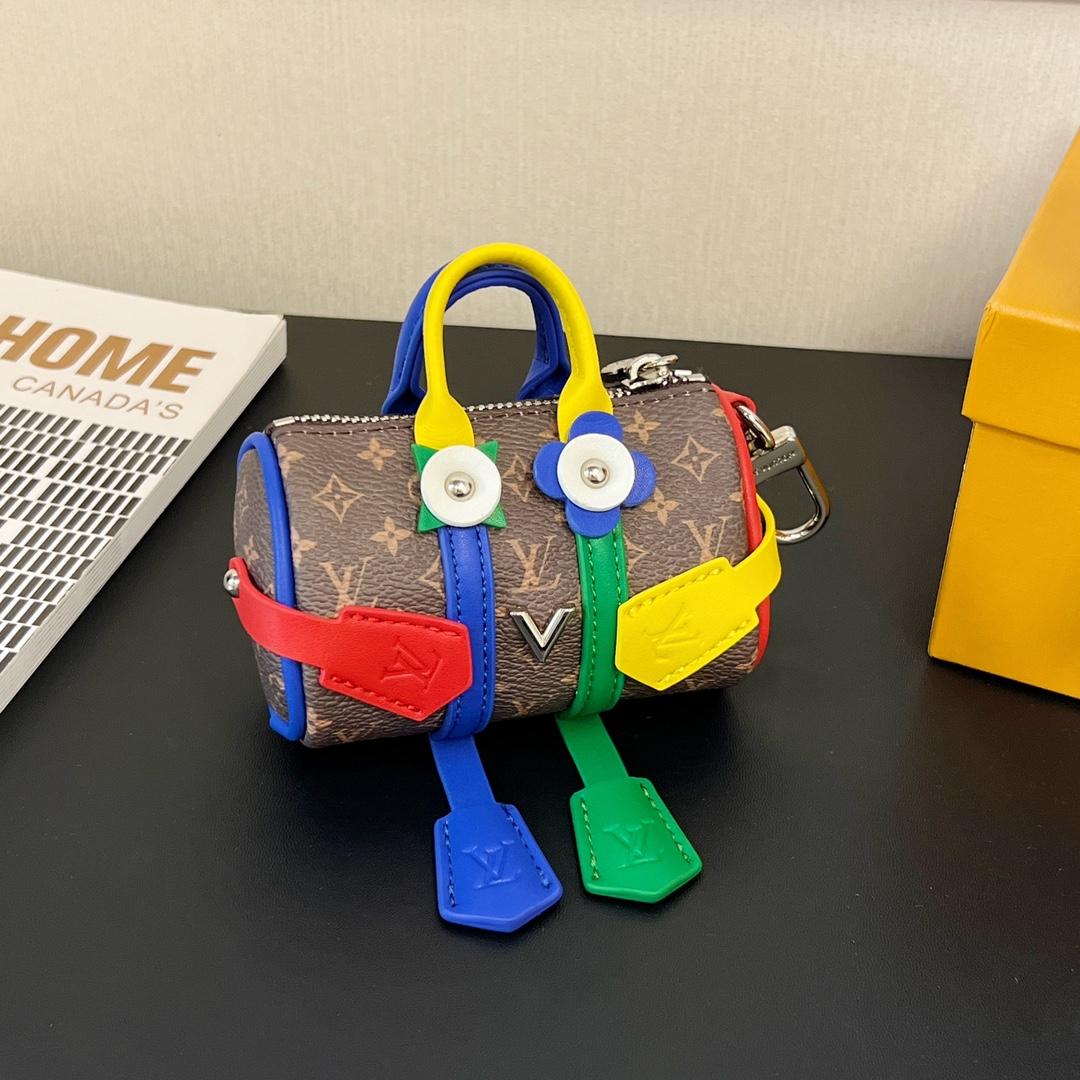 Louis Vuitton Mister Keepall Key Holder And Bag Charm    - DesignerGu