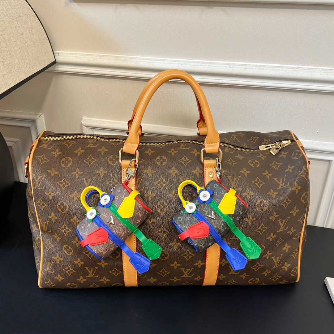 Louis Vuitton Mister Keepall Key Holder And Bag Charm    - DesignerGu