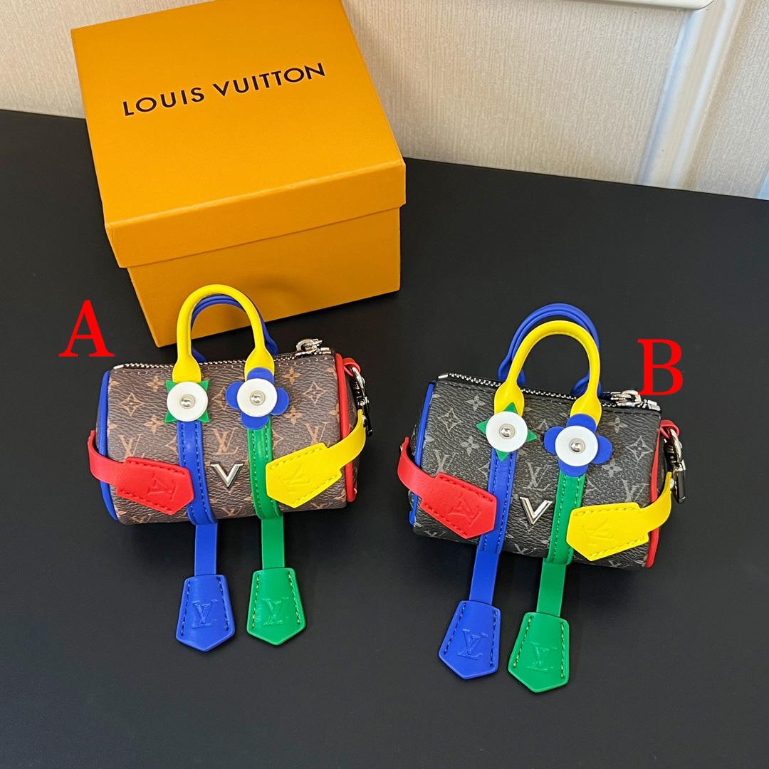 Louis Vuitton Mister Keepall Key Holder And Bag Charm    - DesignerGu