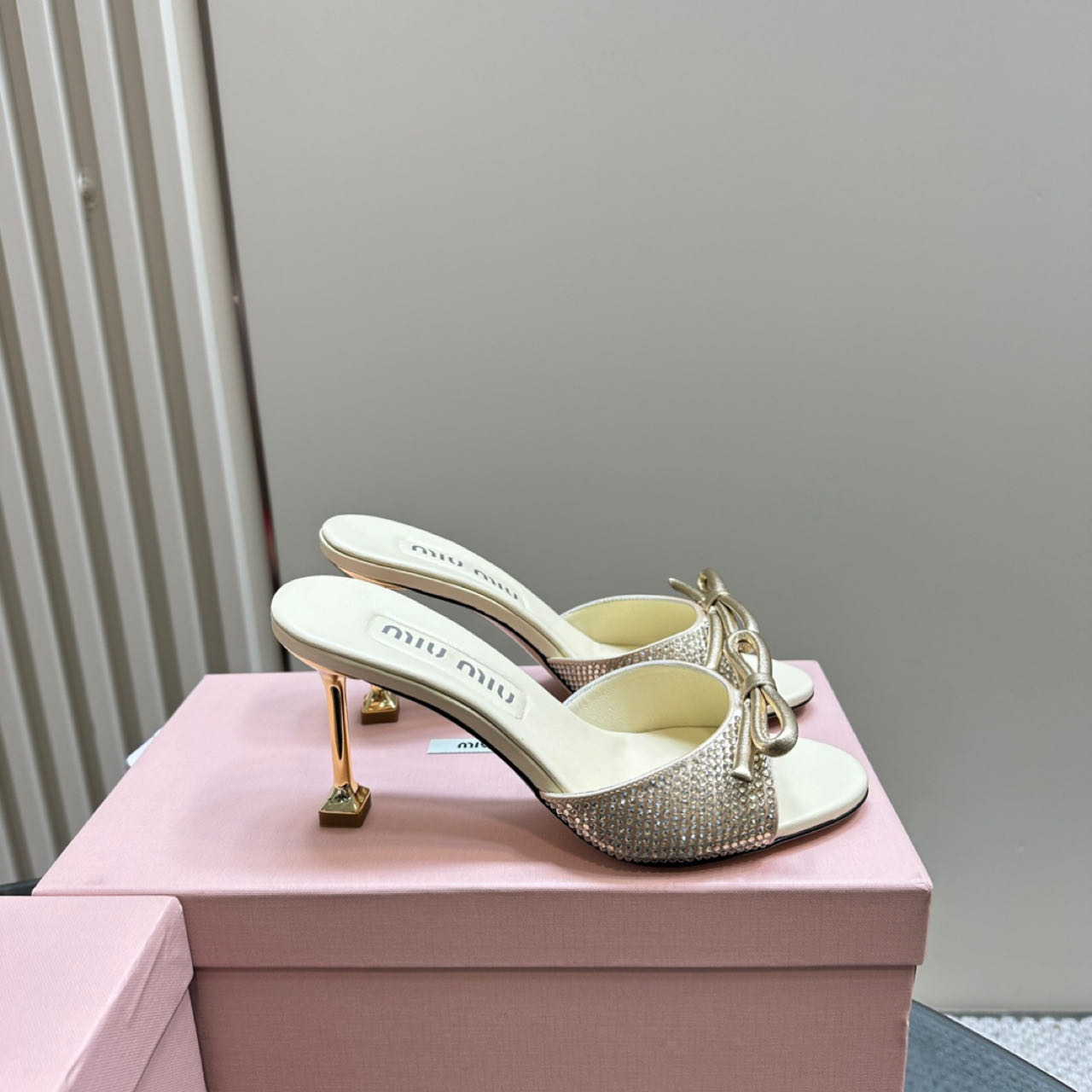 Miu Miu Satin Sandals - DesignerGu