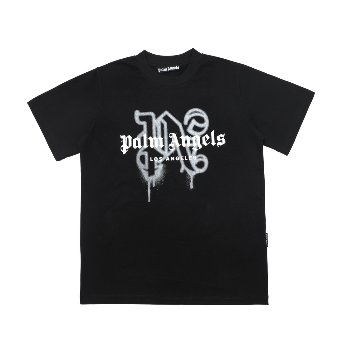  Palm Angels Monogram Spray City T-Shirt Paris - DesignerGu