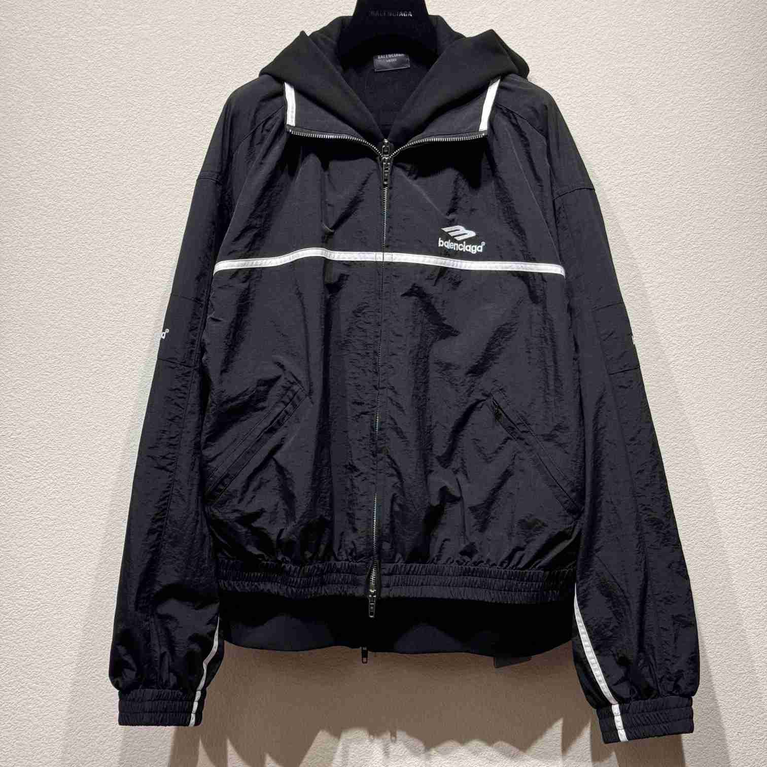 Balenciaga 3B Sports Runway Layered Tracksuit Jacket - DesignerGu