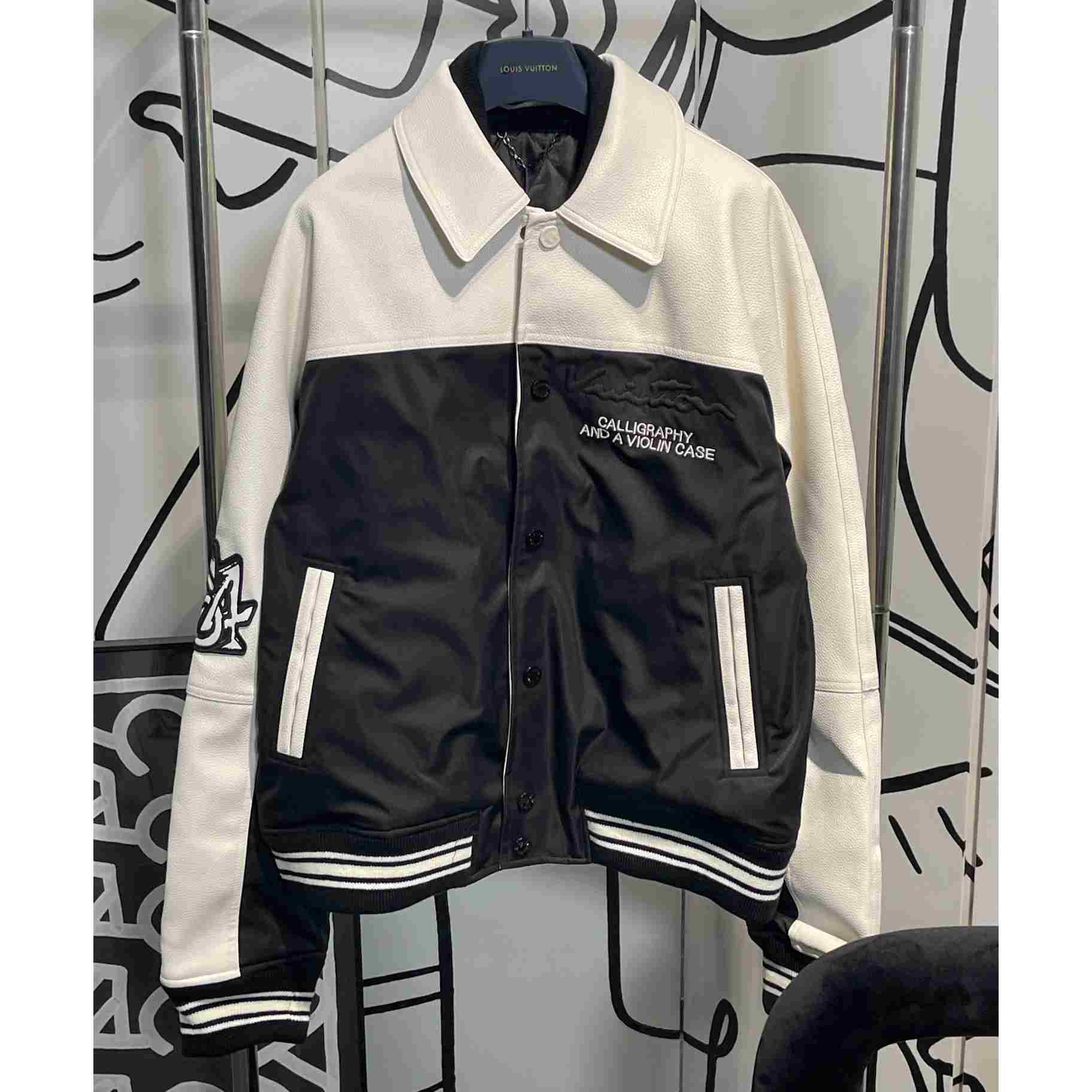 Louis Vuitton Leather And Nylon Blouson   1AFAGW - DesignerGu