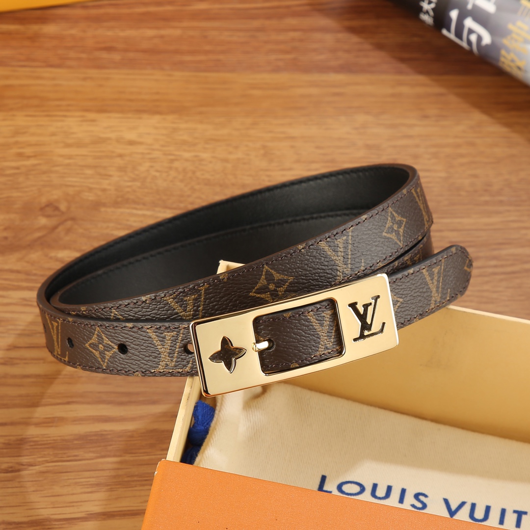 Louis Vuitton LV Duo 18MM Reversible Belt    M8296W - DesignerGu