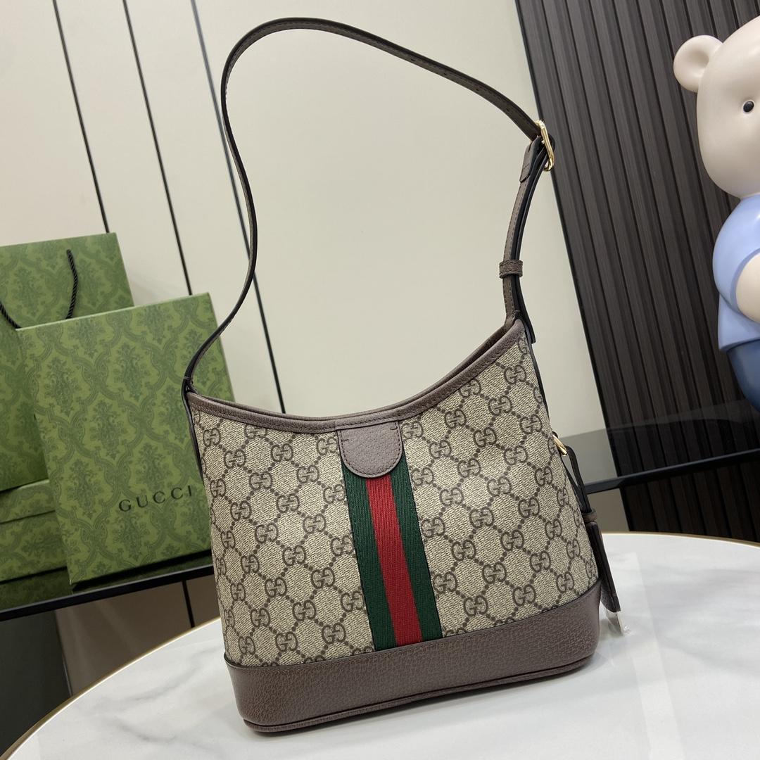 Gucci Ophidia GG Small Shoulder Bag - DesignerGu