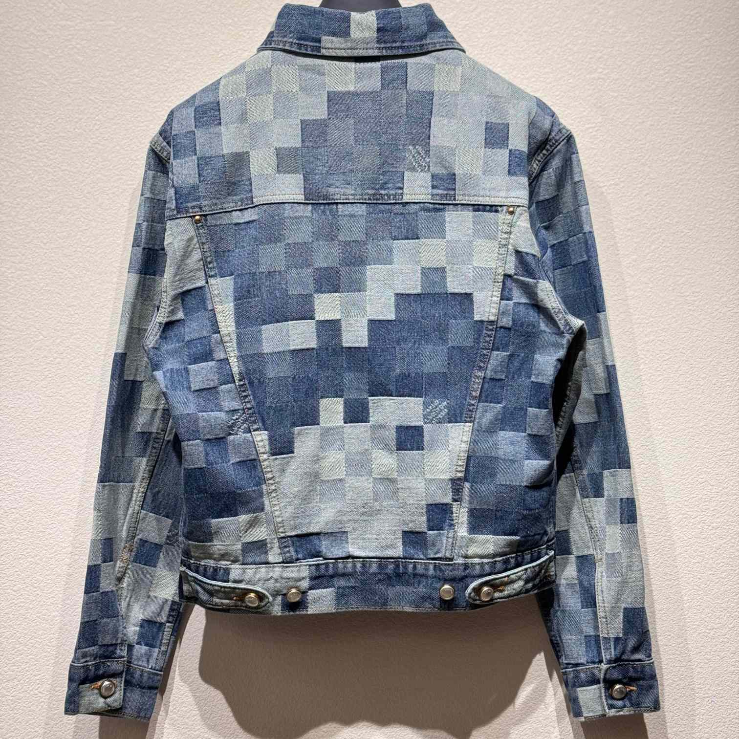 Louis Vuitton Damier Classic Denim Jacket    1AFHUX - DesignerGu