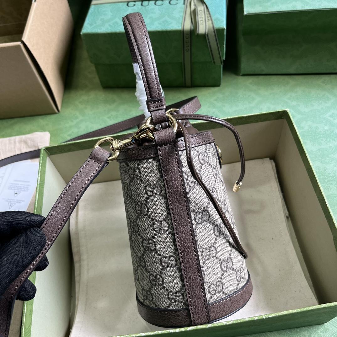 Gucci Ophidia Mini Bucket Bag  (11.5-20-8cm) - DesignerGu