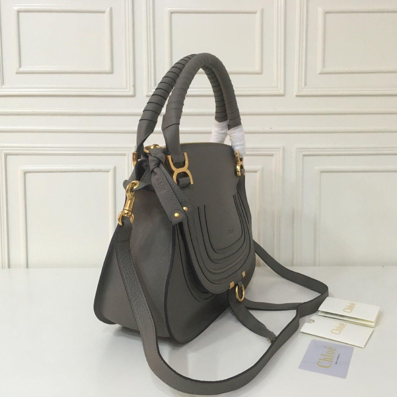 Chloe Small Marcie Double Carry Bag (36-12-28cm) - DesignerGu