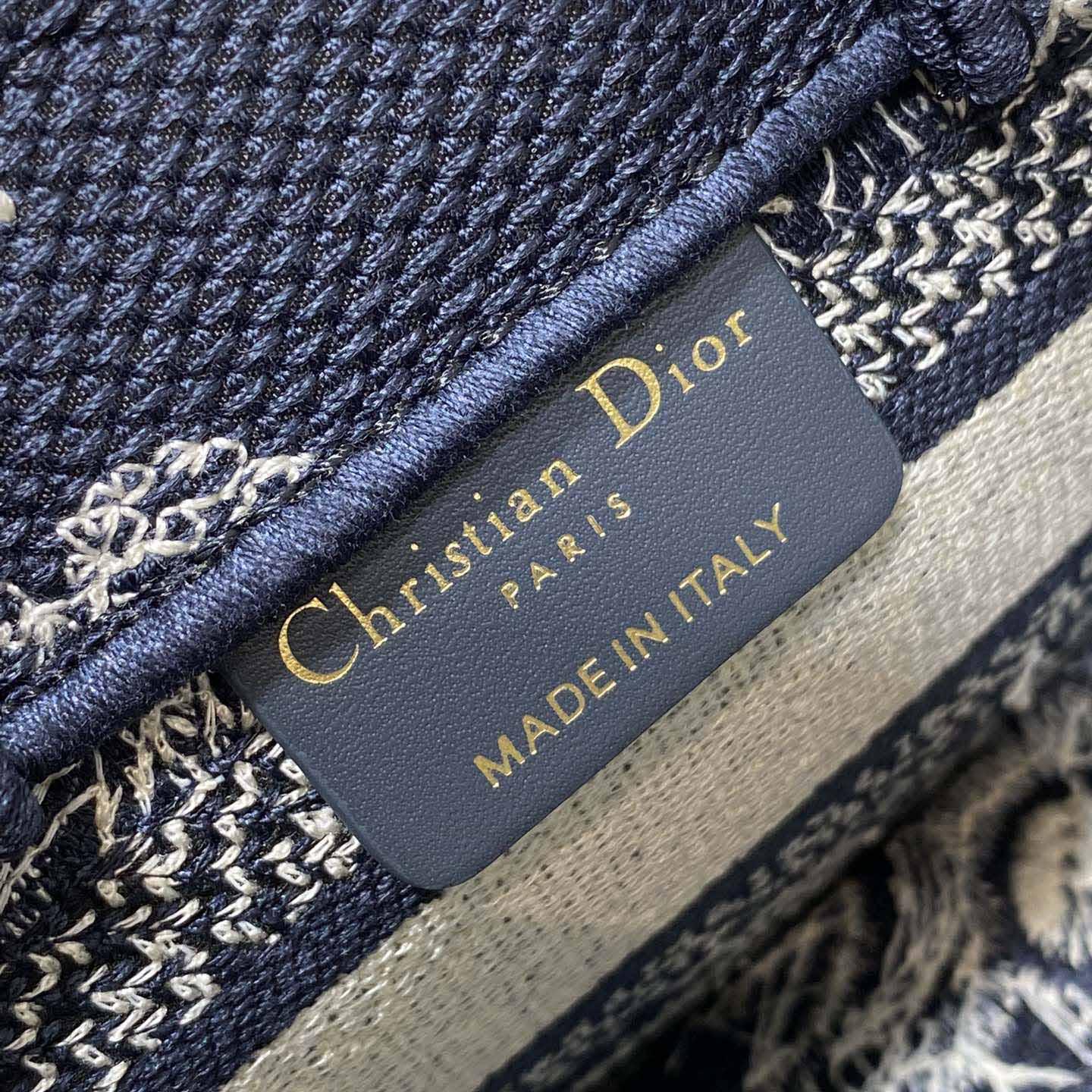 Dior Mini Dior Book Tote With Strap - DesignerGu