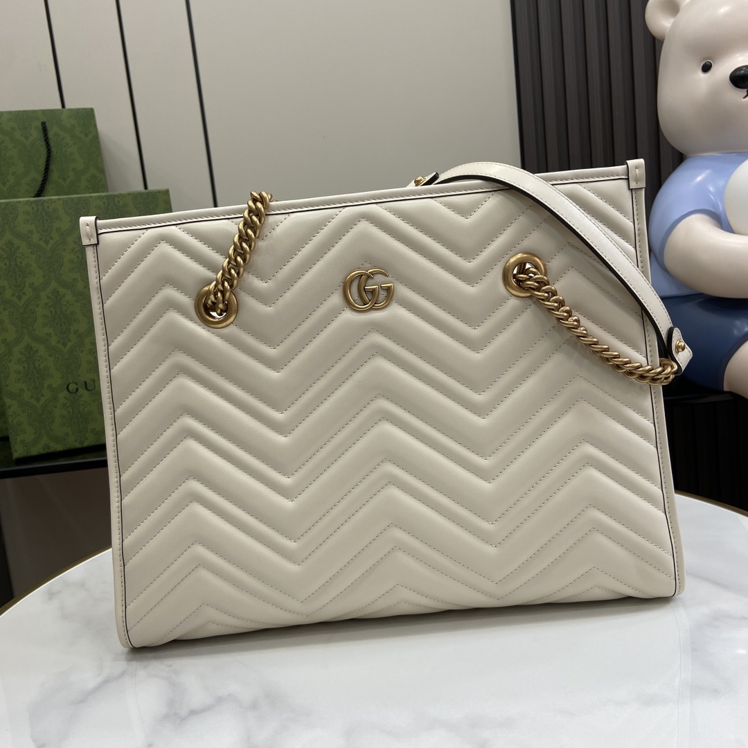 Gucci GG Marmont Medium Tote  - DesignerGu