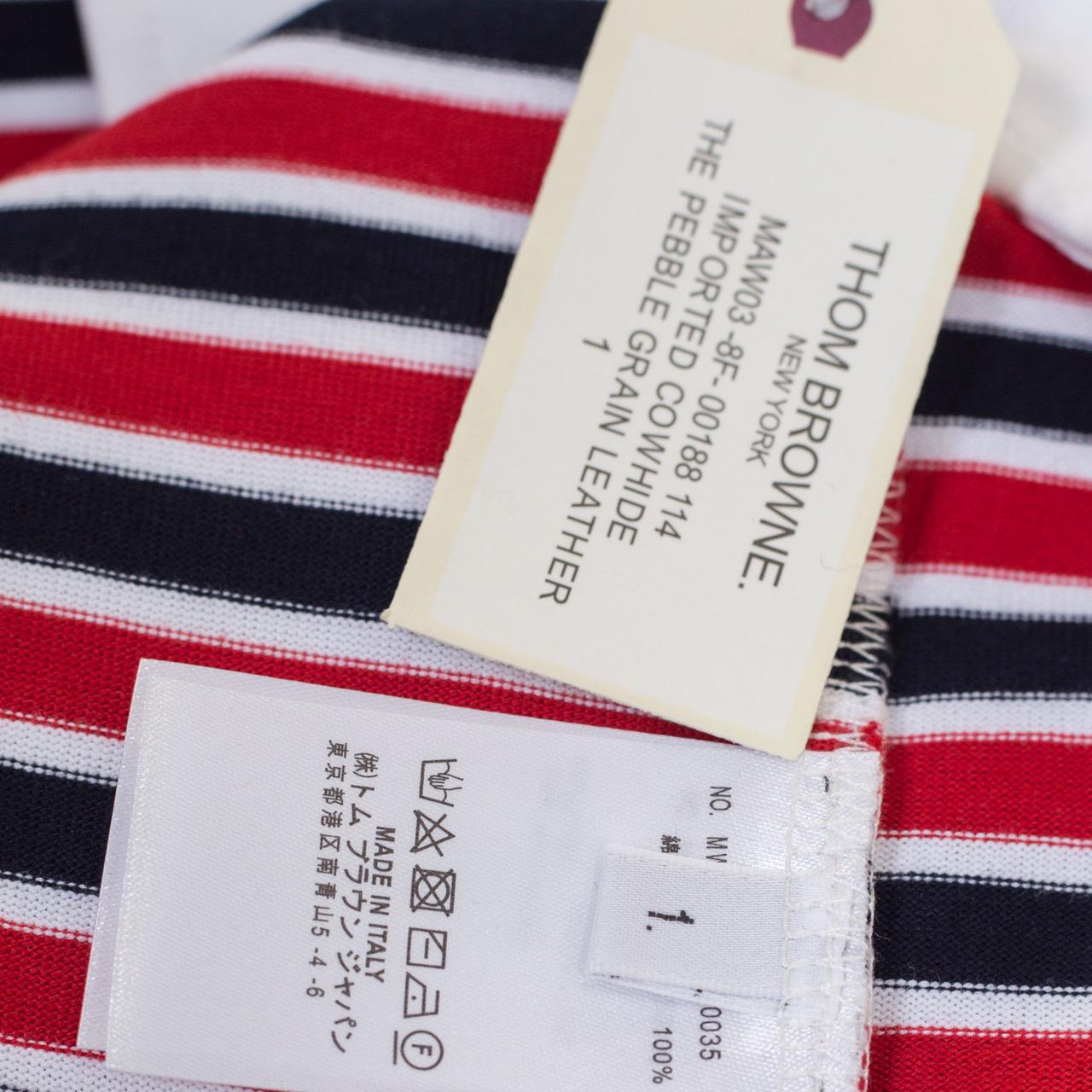 Thom Browne Striped Cotton-jersey Polo Shirt   1897 - DesignerGu