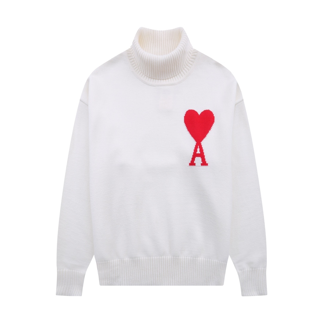 Ami De Coeur Virgin Wool Turtleneck Jumper - DesignerGu