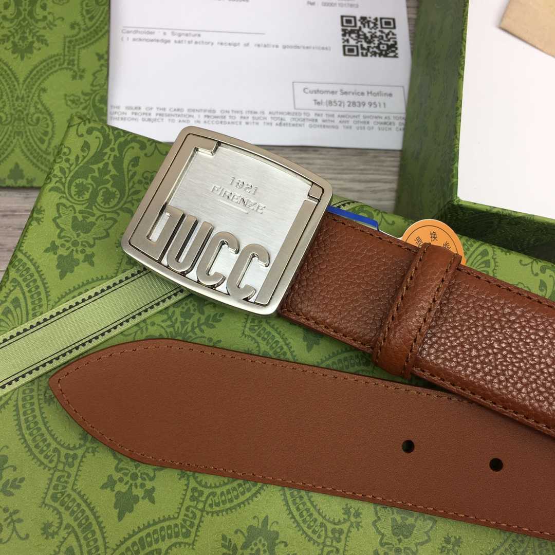 Gucci Leather Belt  35mm - DesignerGu