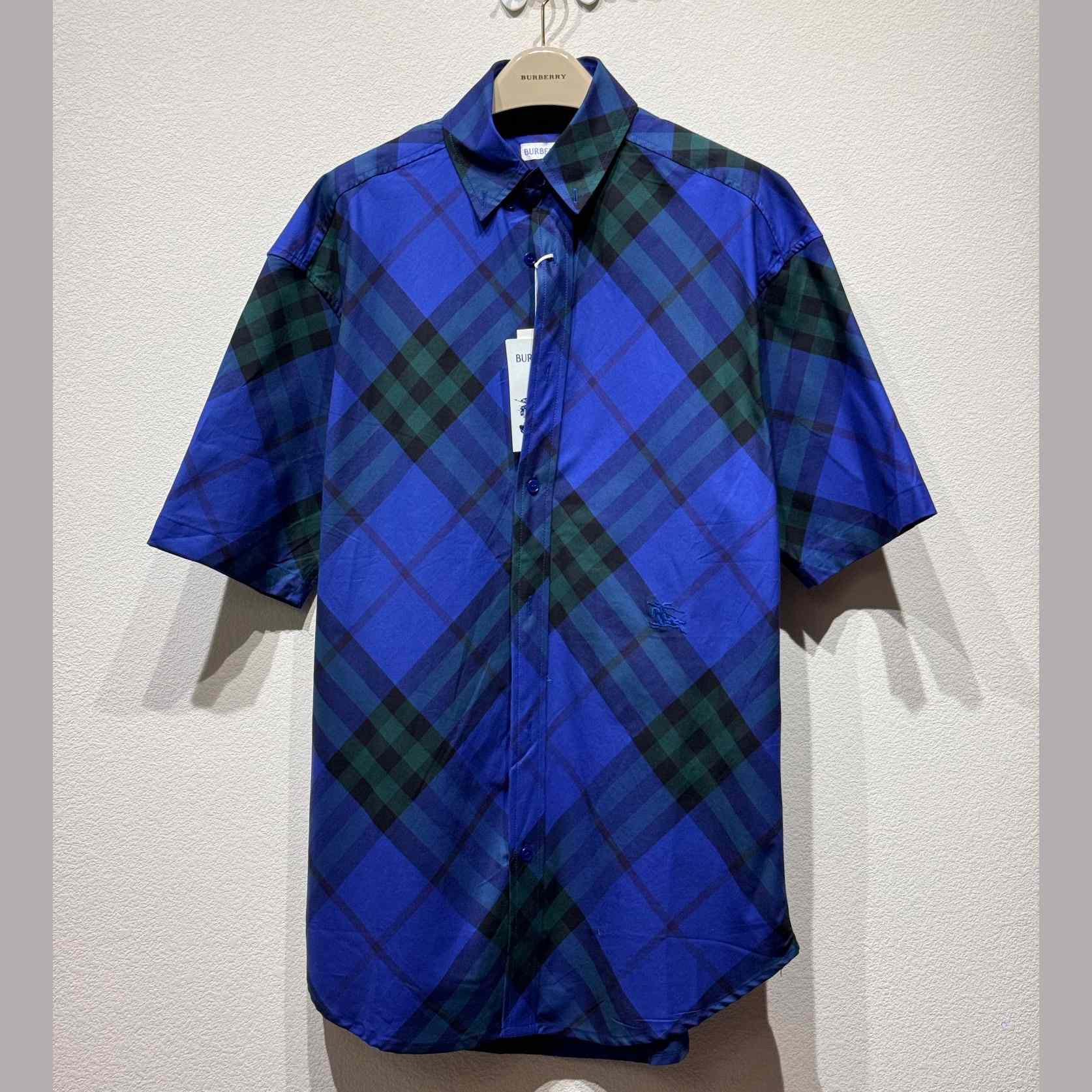 Burberry Check Cotton Shirt   - DesignerGu