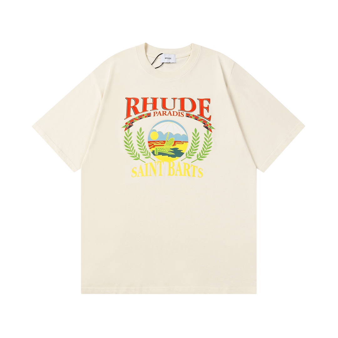 Rhude Cotton Tee - DesignerGu