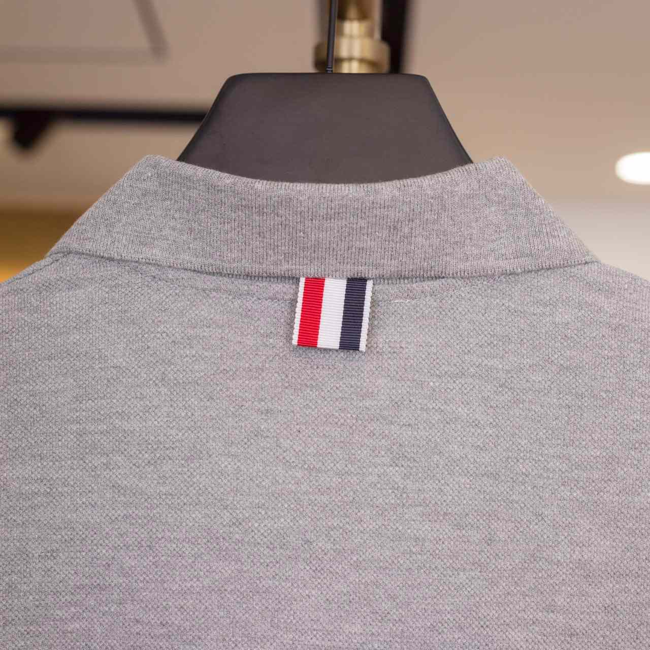 Thom Browne 4-Bar Piqué Polo Shirt   TB2065 - DesignerGu