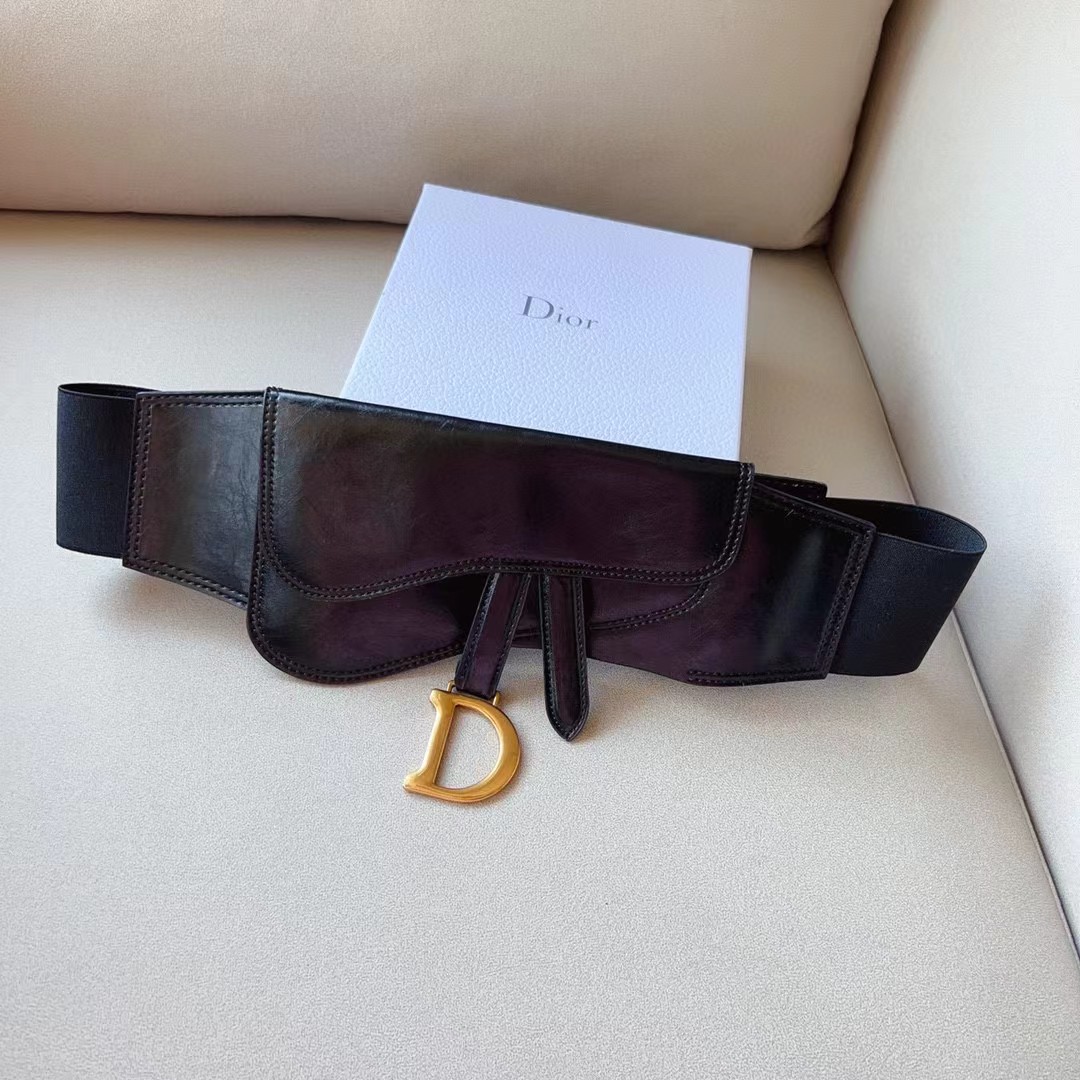 Dior Saddle Wide Waist Belt    - DesignerGu