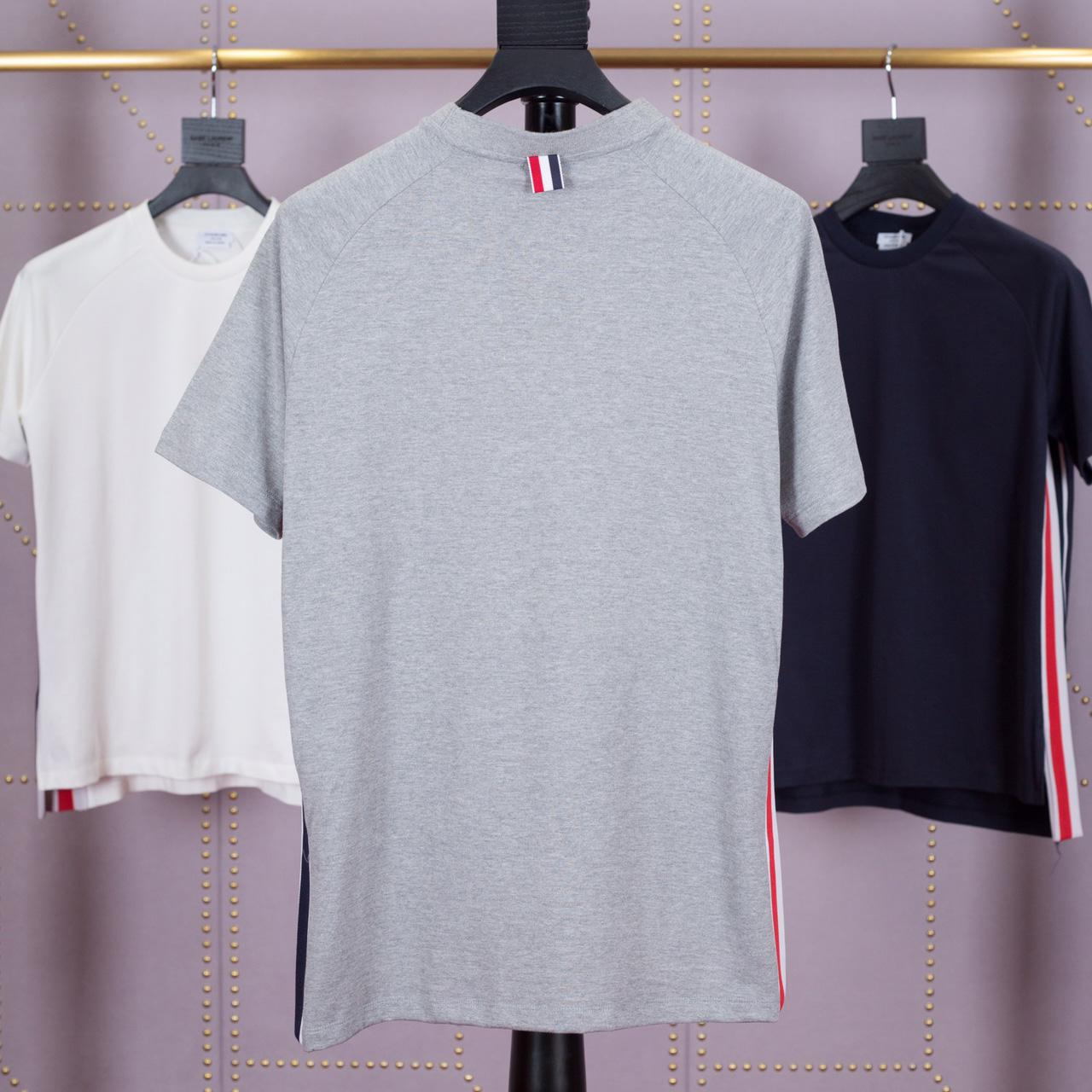 Thom Browne Interlock Rwb Stripe T-shirt   TB1839 - DesignerGu