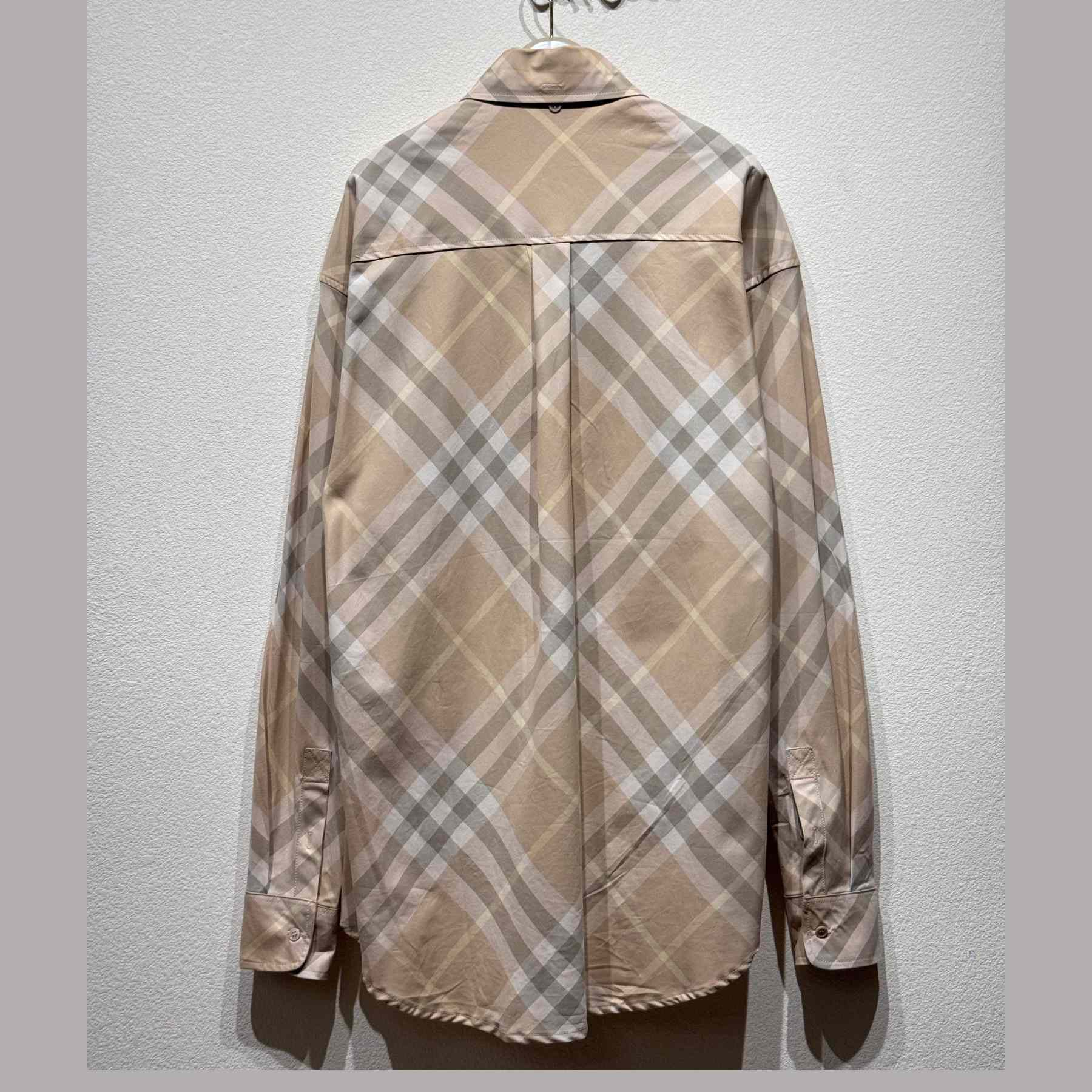 Burberry Check Cotton Shirt   - DesignerGu