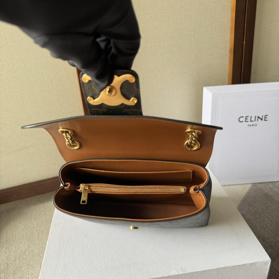 Celine Medium Celine Victoire Bag In Triomphe Canvas - DesignerGu