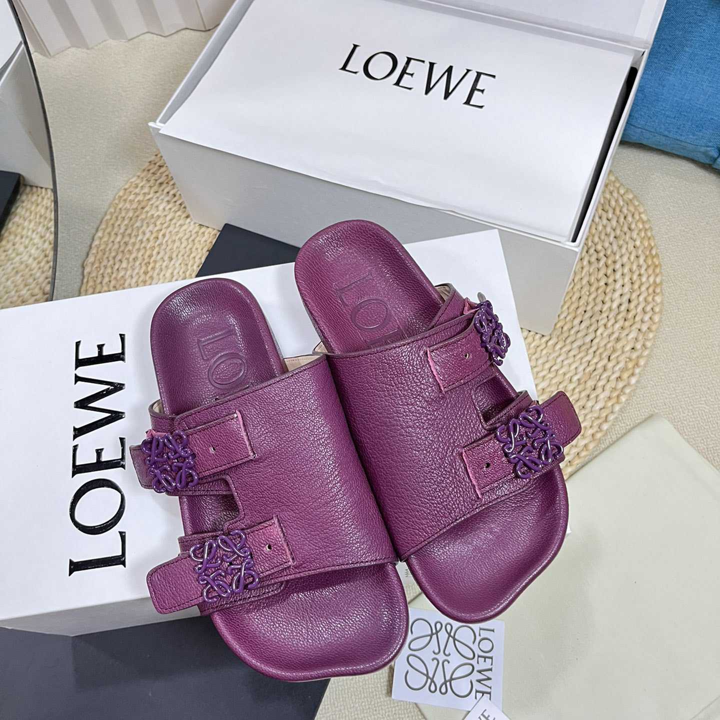 Loewe Ease slide In Goatskin - DesignerGu