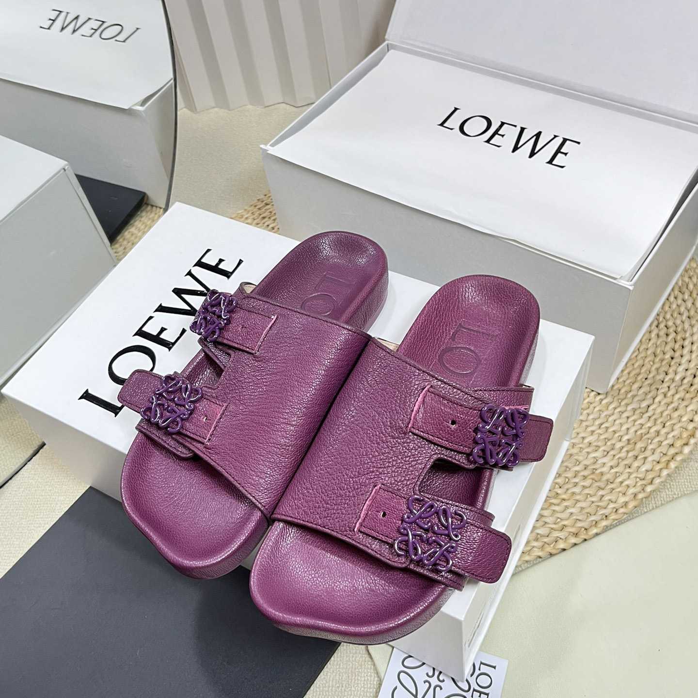 Loewe Ease slide In Goatskin - DesignerGu