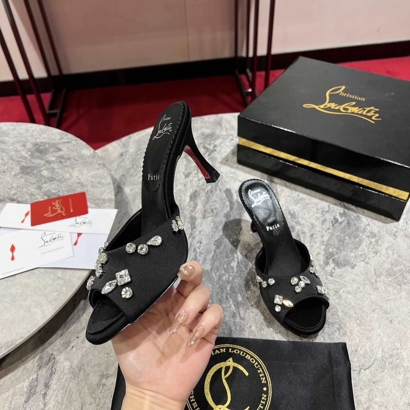 Christian Louboutin Degraqueen 85mm Mules Sandals  - DesignerGu