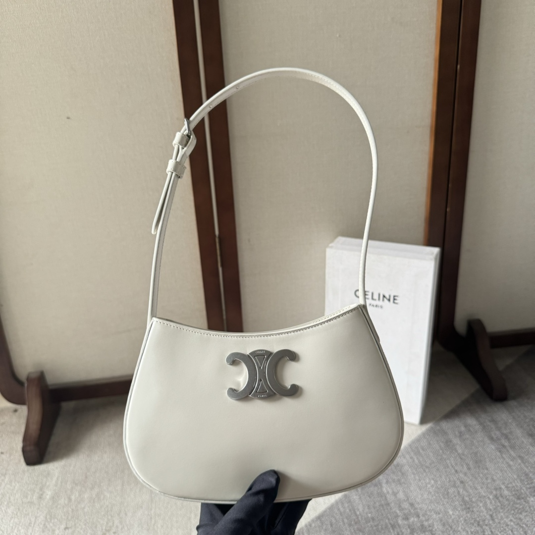 Celine Medium Tilly Bag In Shiny Calfskin  - DesignerGu