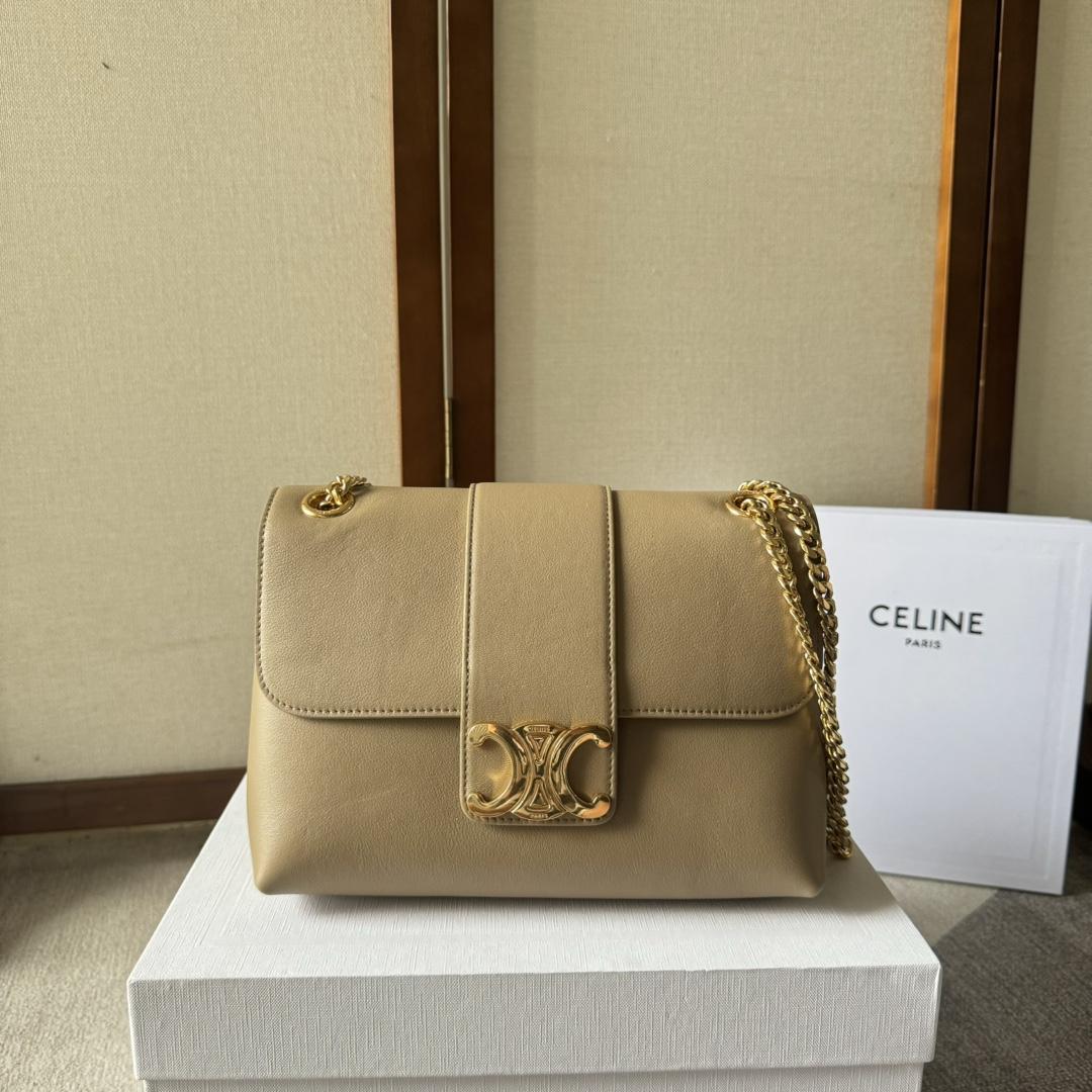 Celine Medium Celine Victoire Bag In Supple Calfskin  - DesignerGu