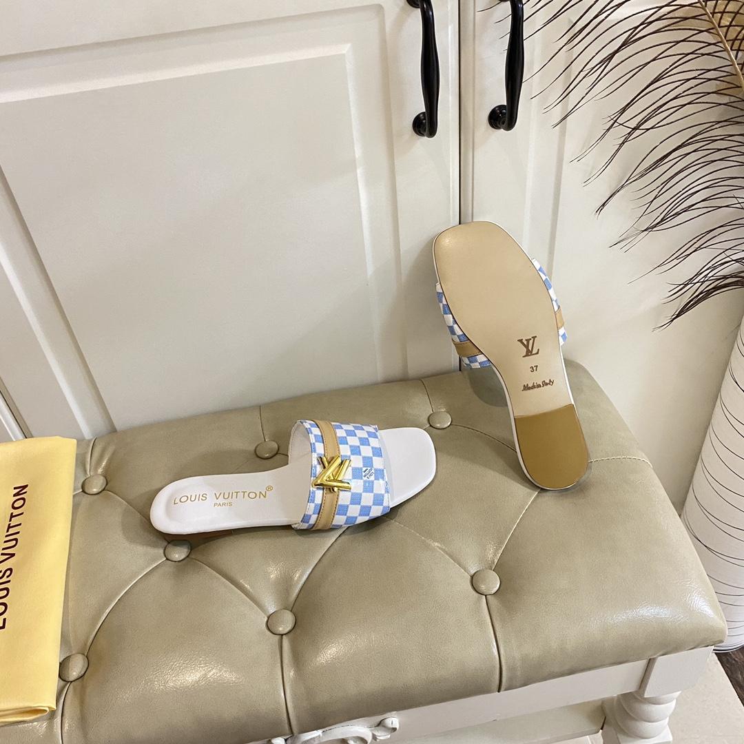 Louis Vuitton Neo Revival Flat Mule   1ACSNC - DesignerGu