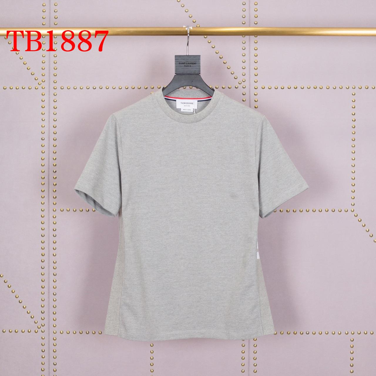 Thom Browne 4-Stripe Pique Tee   TB1887 - DesignerGu