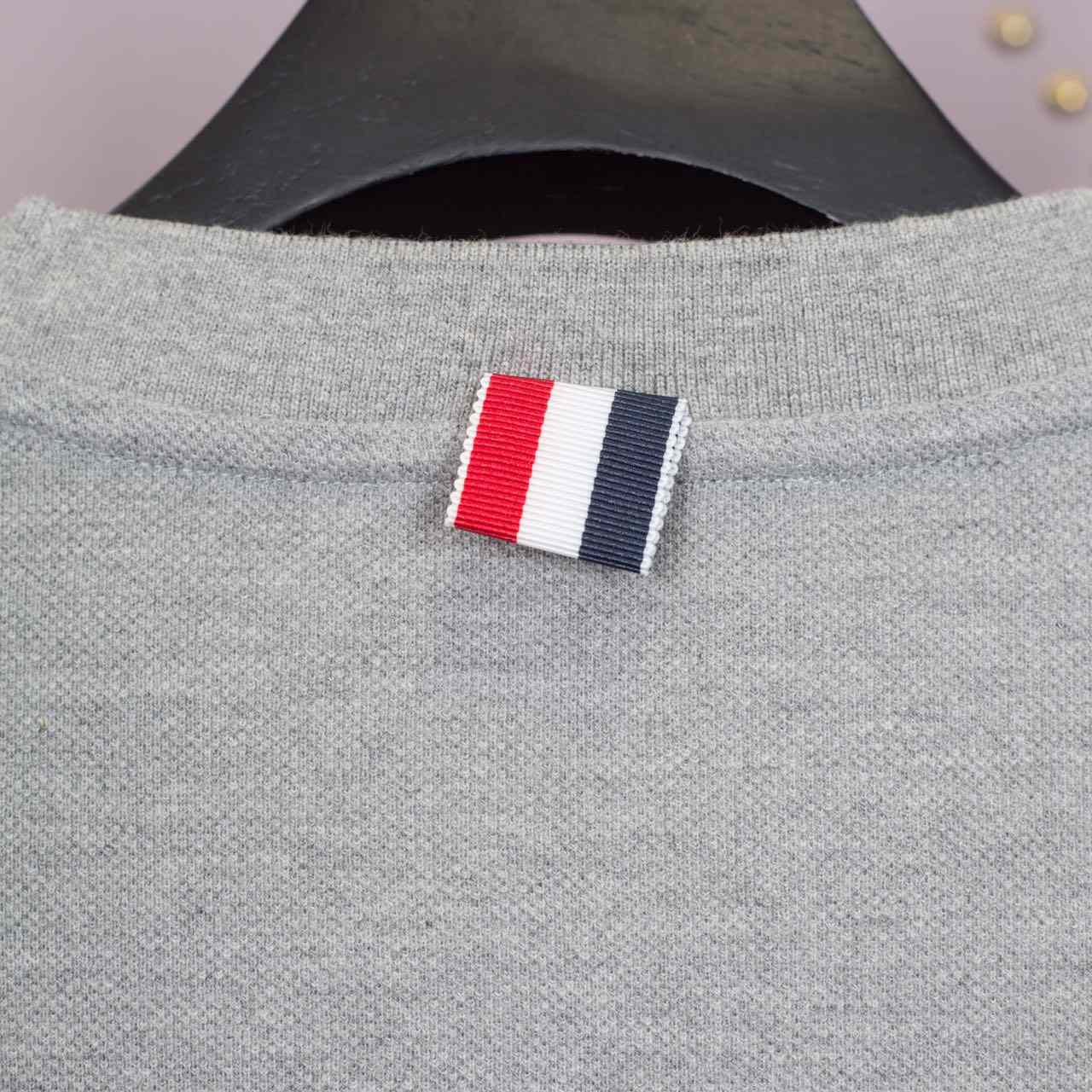 Thom Browne 4-Stripe Pique Tee   TB1887 - DesignerGu