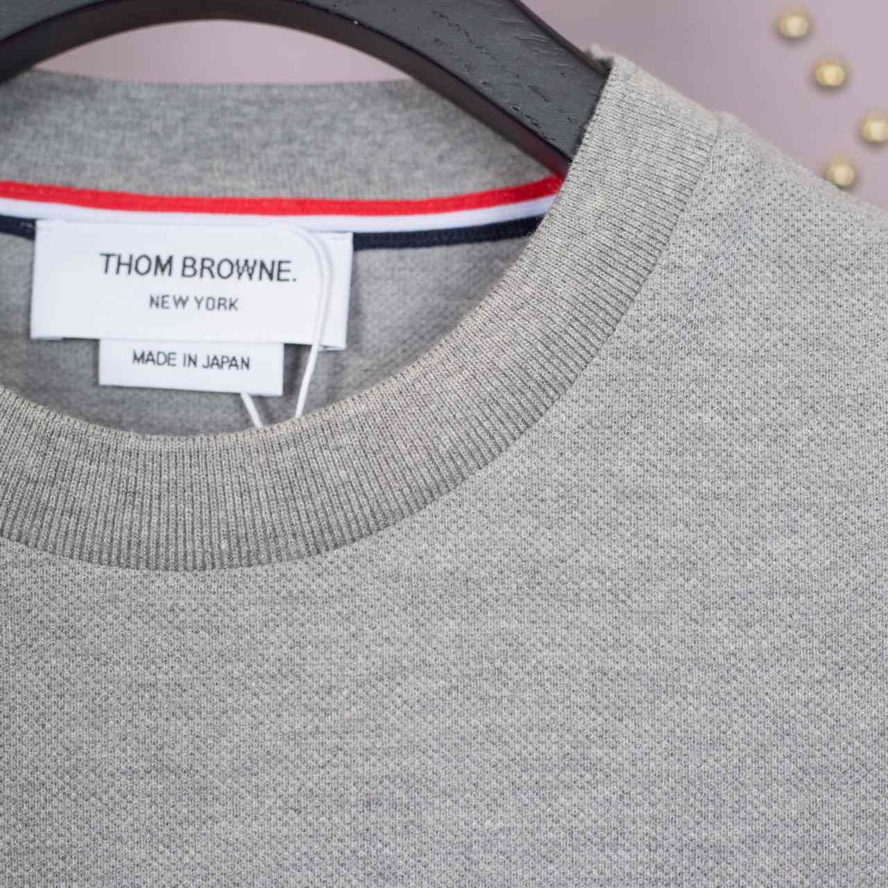 Thom Browne 4-Stripe Pique Tee   TB1887 - DesignerGu