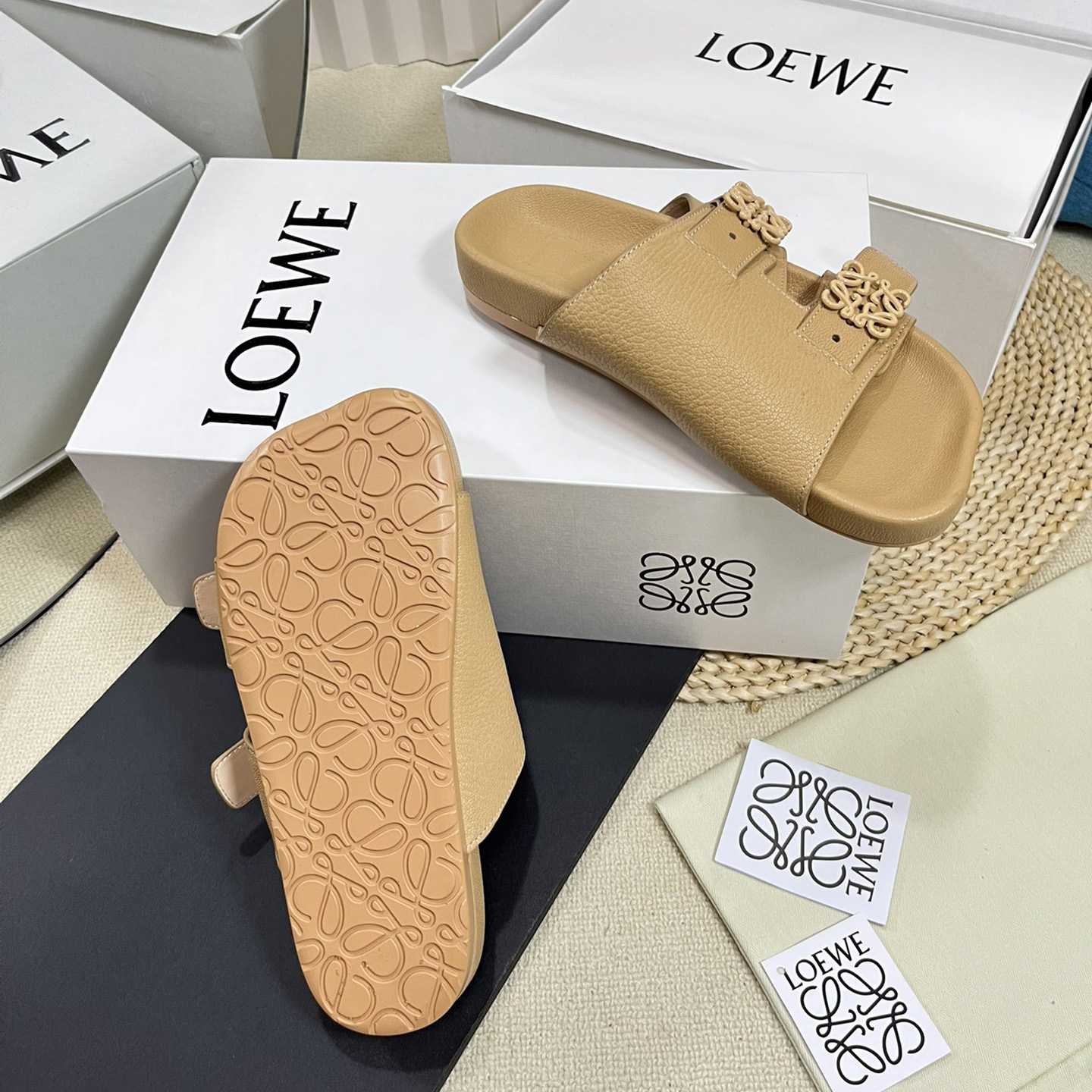 Loewe Ease slide In Goatskin - DesignerGu