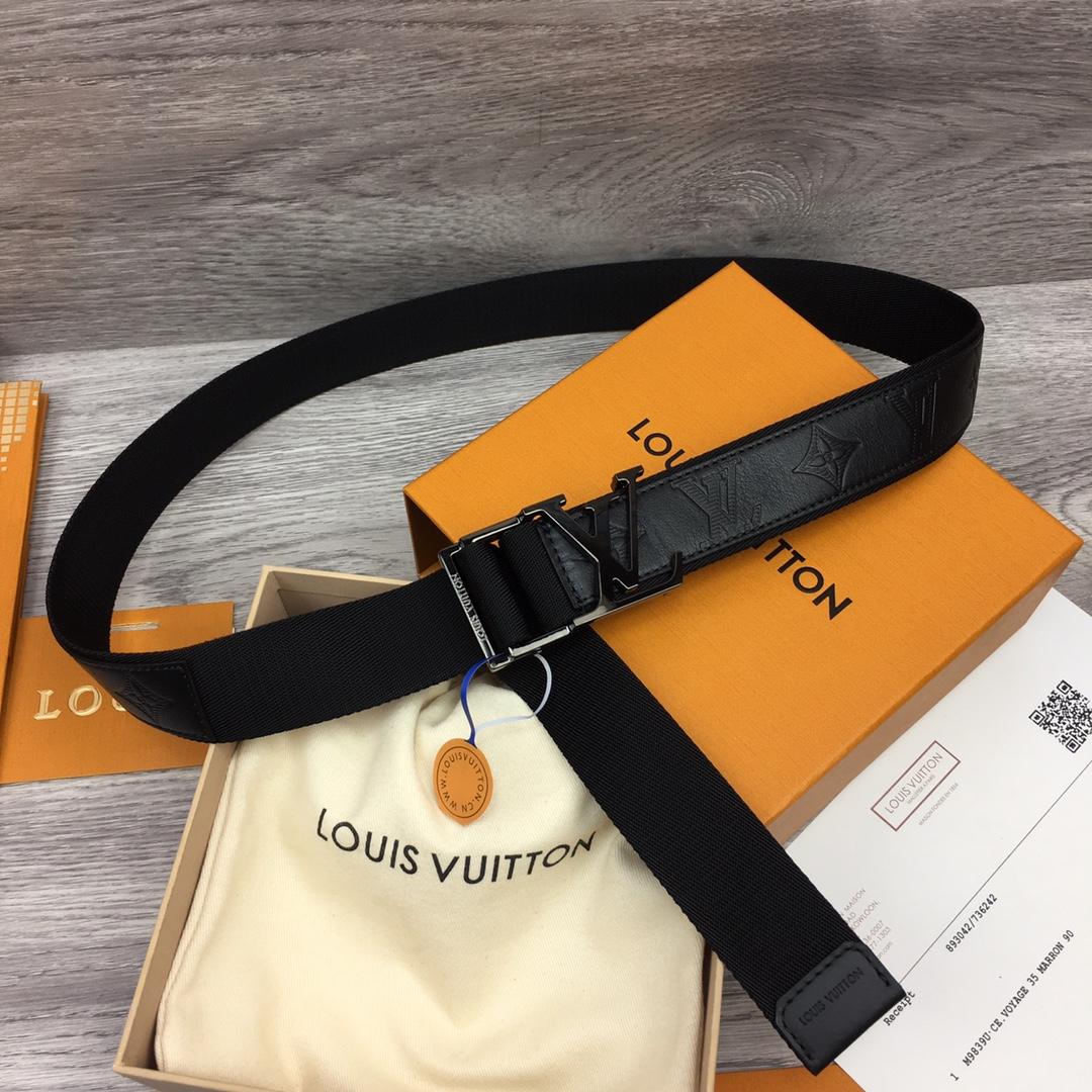 Louis Vuitton Monogram Belt  35mm - DesignerGu