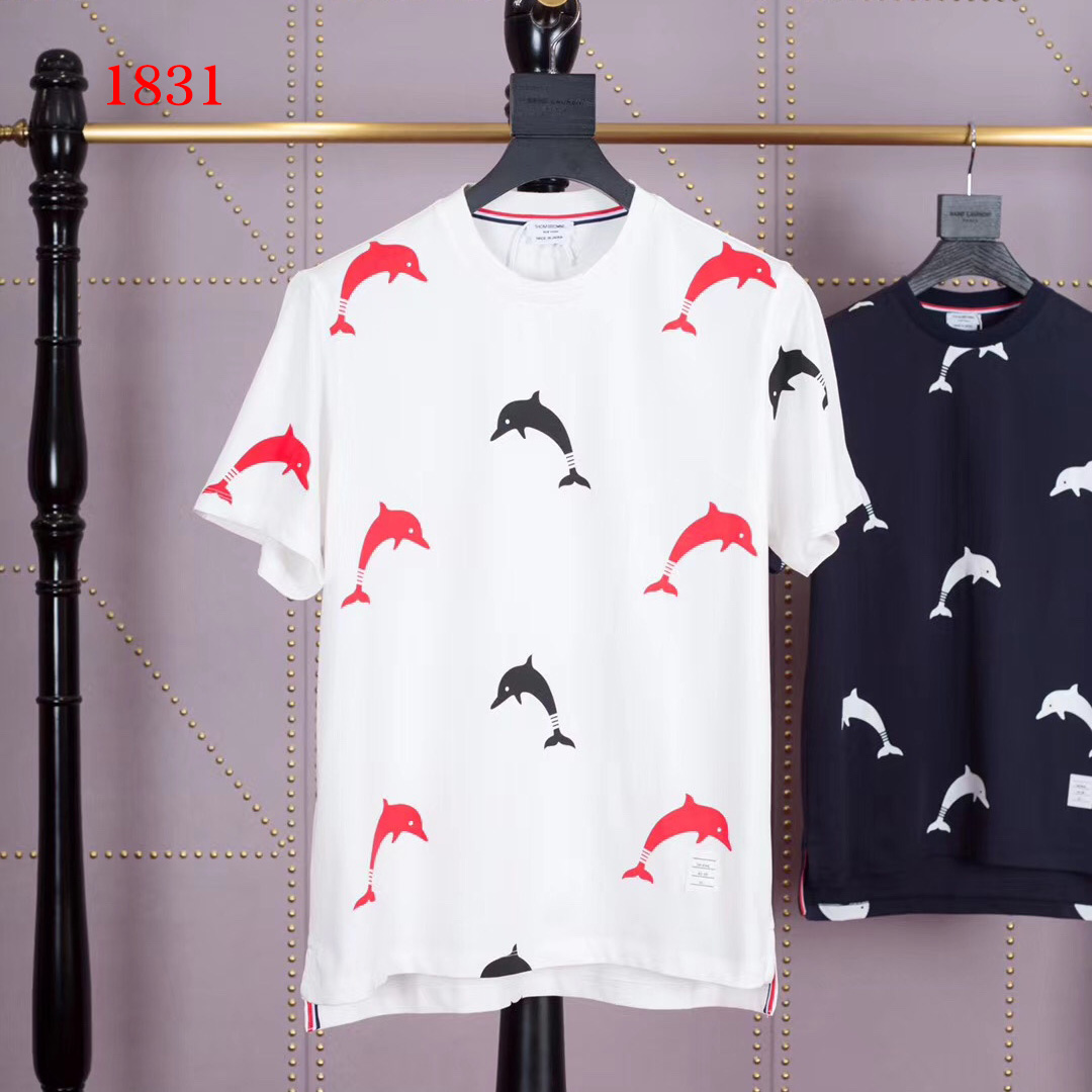 Thom Browne Dolphin Print T-shirt     1831 - DesignerGu