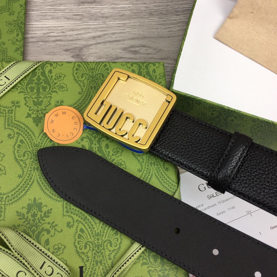 Gucci Leather Belt  35mm - DesignerGu