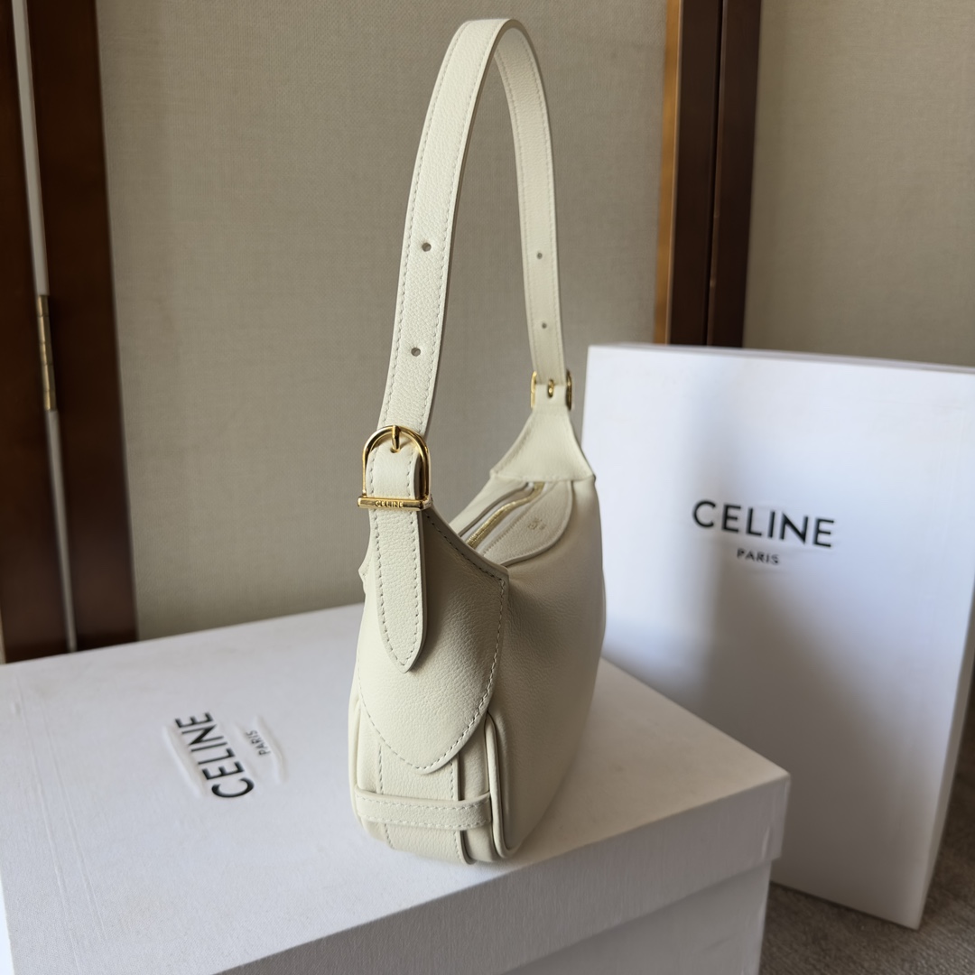 Celine Mini Romy In Supple Calfskin - DesignerGu