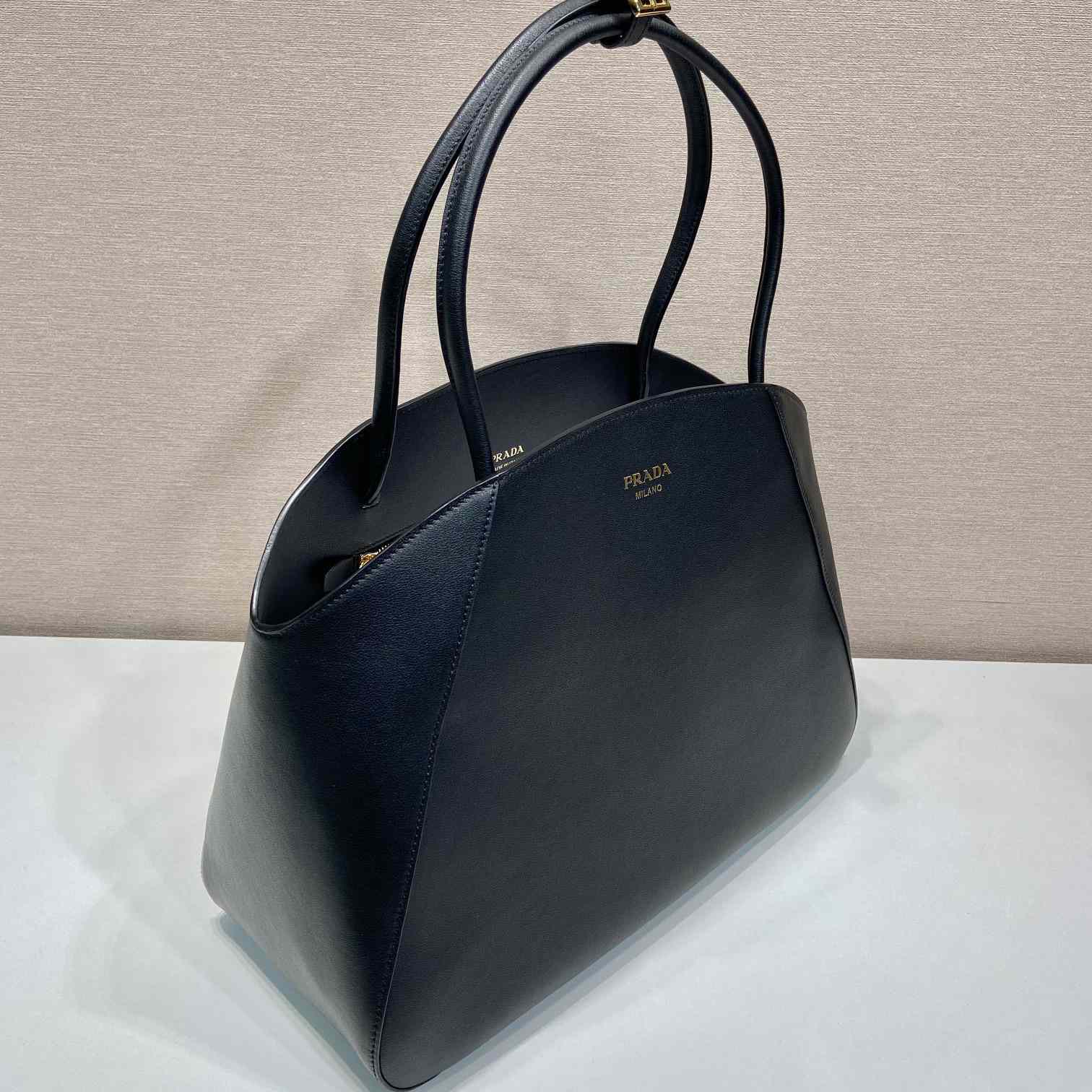 Prada Large Leather Tote Bag - DesignerGu