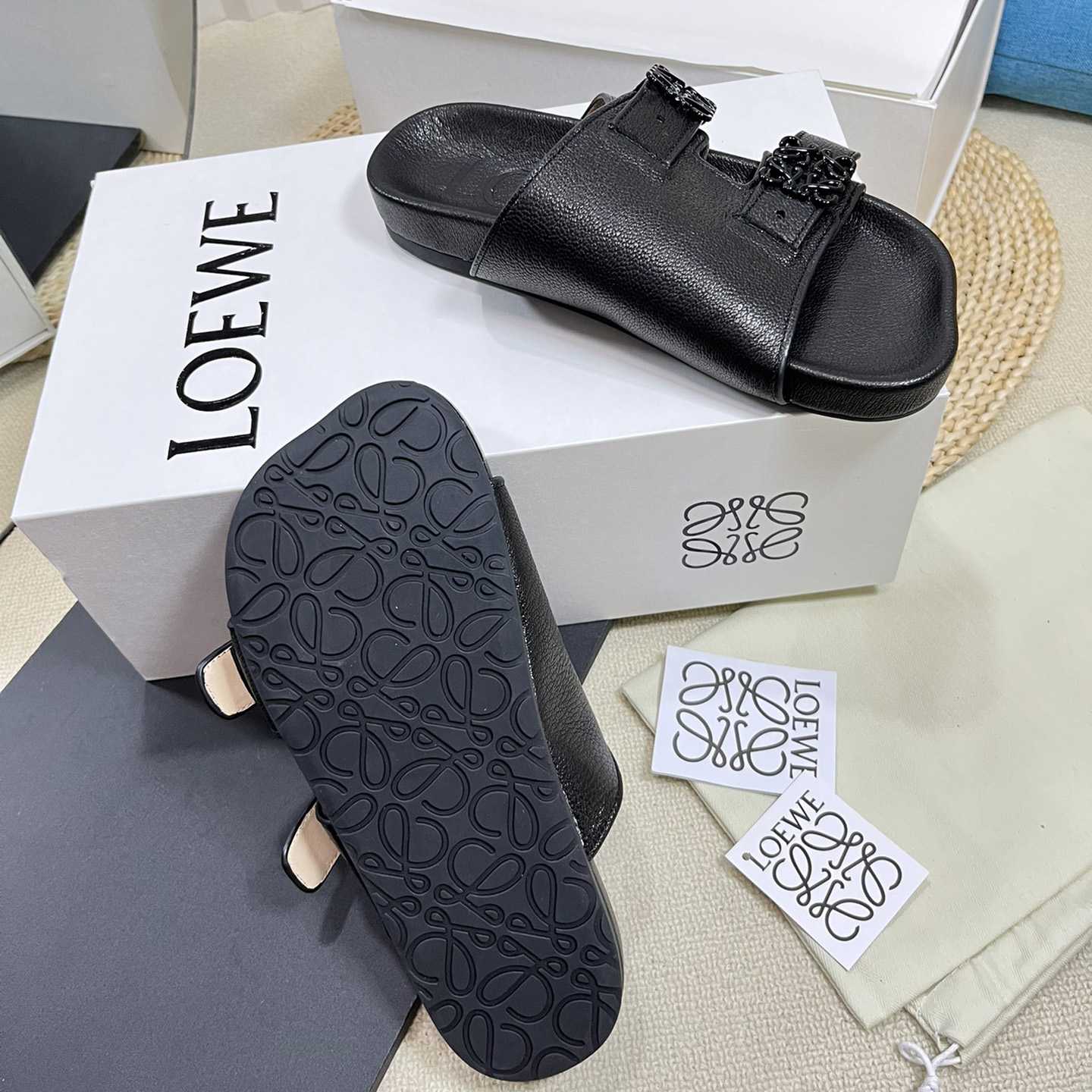 Loewe Ease slide In Goatskin - DesignerGu