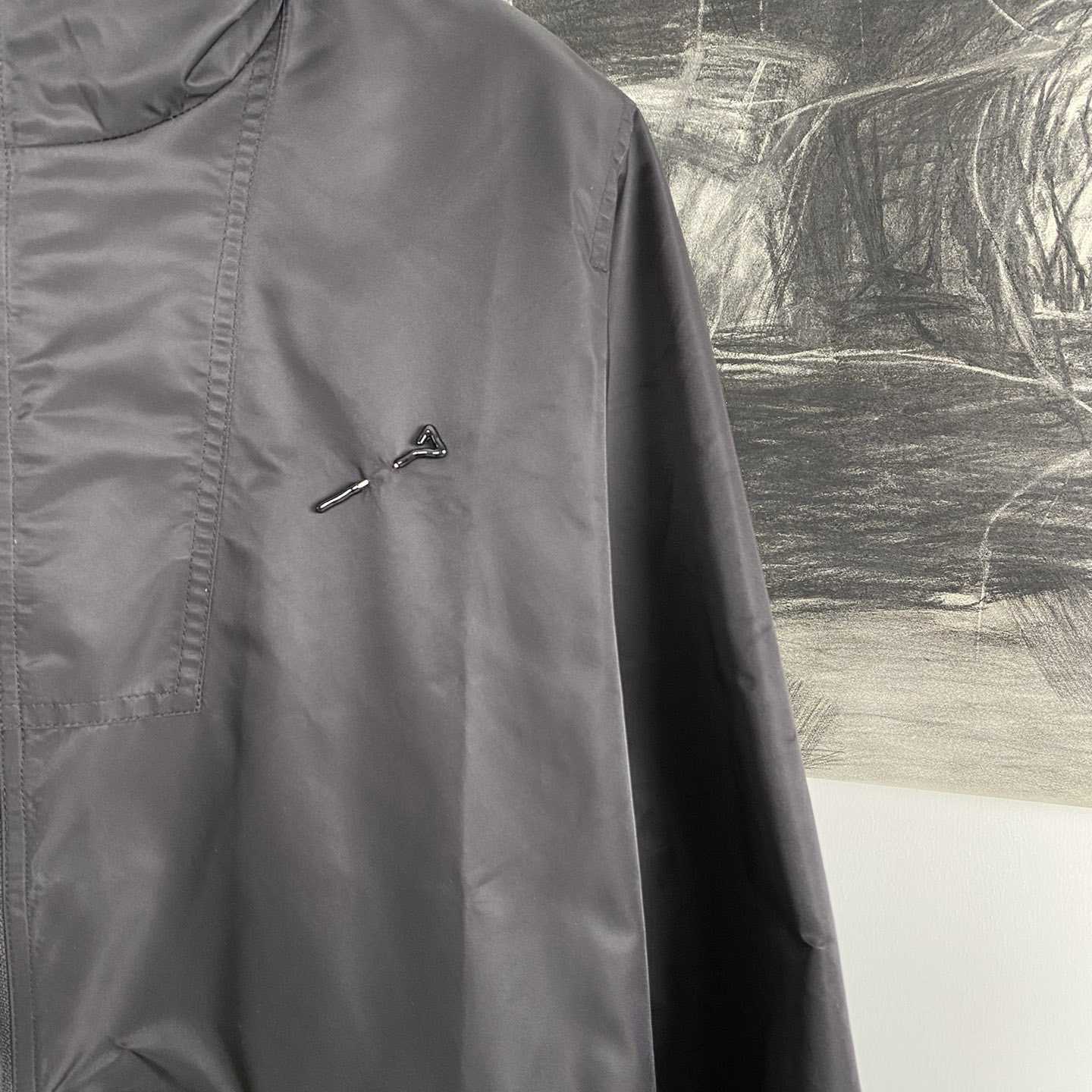 Louis Vuitton Signature Monogram Reversible Nylon Windbreaker - DesignerGu