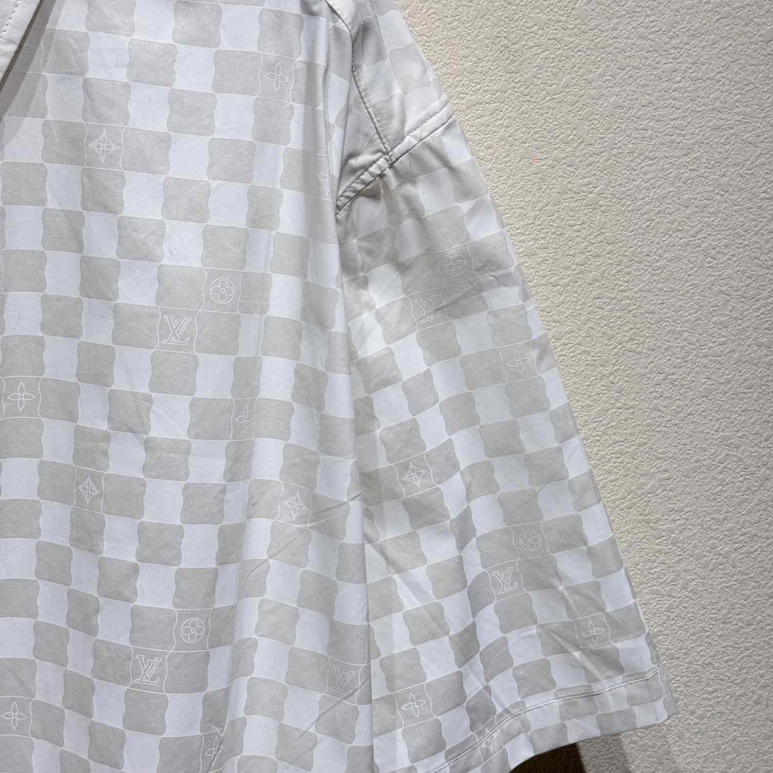 Louis Vuitton Short-Sleeved Cotton Shirt  1AFJW5 - DesignerGu